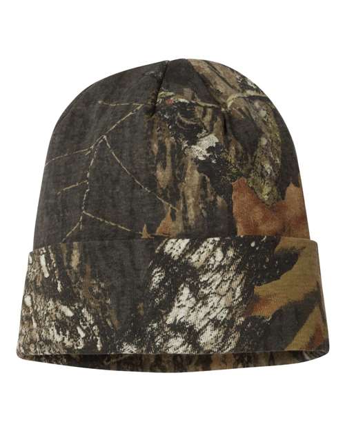 12" Licensed Camo Cuffed Beanie - LCB12