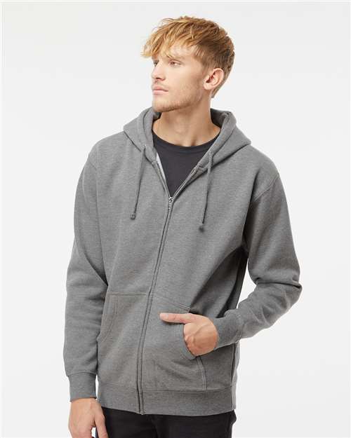 Unisex Heavyweight Full-Zip Hooded Sweatshirt - IND4000Z