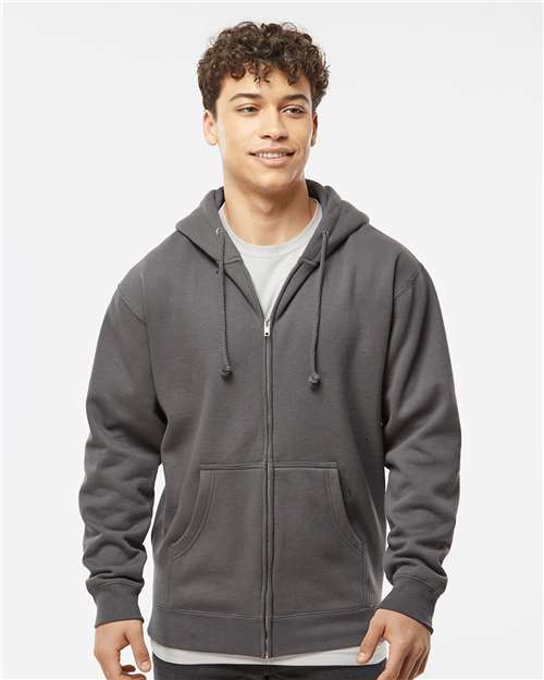 Unisex Heavyweight Full-Zip Hooded Sweatshirt - IND4000Z