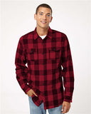 Yarn-Dyed Long Sleeve Flannel Shirt - 8210