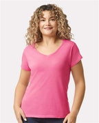 Women's Softstyle® V-Neck T-Shirt - 64V00L