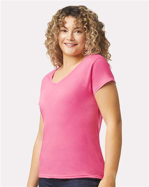 Women's Softstyle® V-Neck T-Shirt - 64V00L