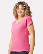 Women's Softstyle® V-Neck T-Shirt - 64V00L