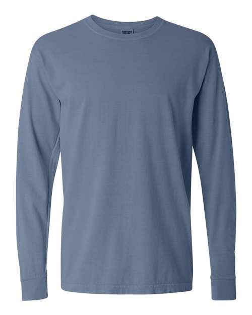 Unisex Garment-Dyed Heavyweight Long Sleeve T-Shirt - 6014