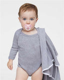 Infant Long Sleeve Baby Rib Bodysuit - 4411