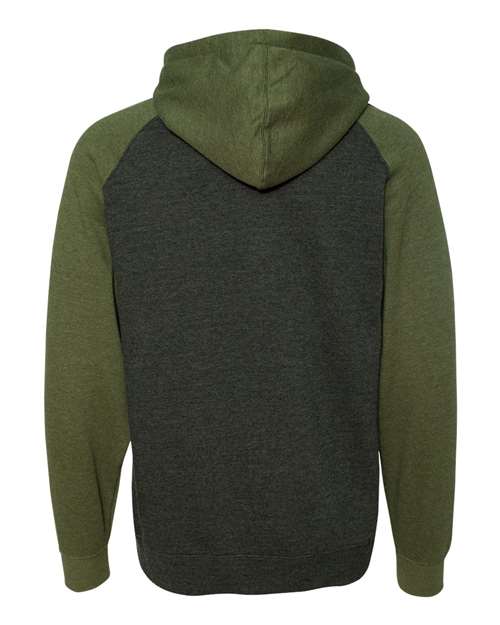 Unisex Raglan Hooded Sweatshirt - IND40RP