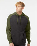 Unisex Raglan Hooded Sweatshirt - IND40RP