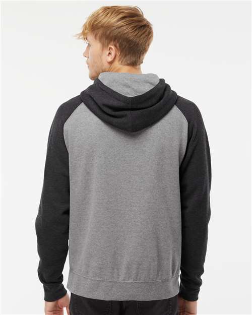 Unisex Raglan Hooded Sweatshirt