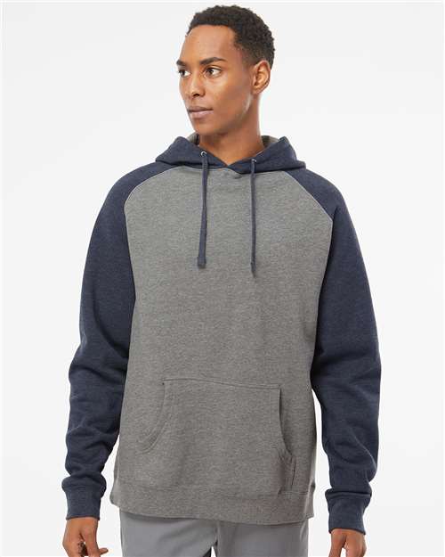 Unisex Raglan Hooded Sweatshirt - IND40RP