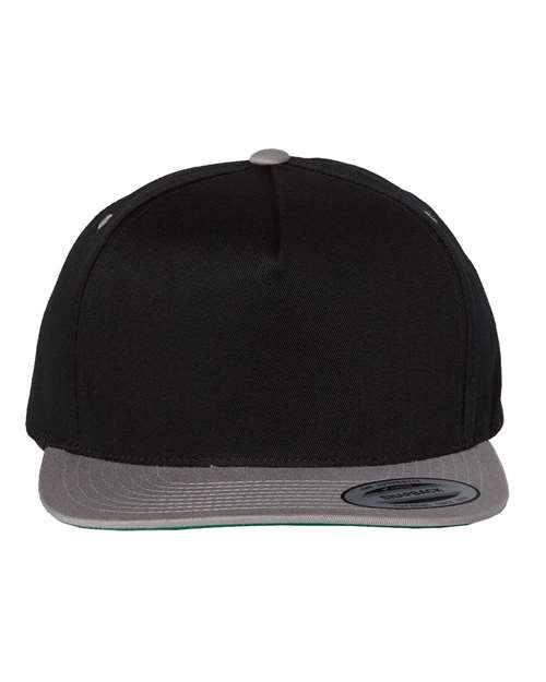 Five-Panel Cotton Twill Snapback Cap - 6007
