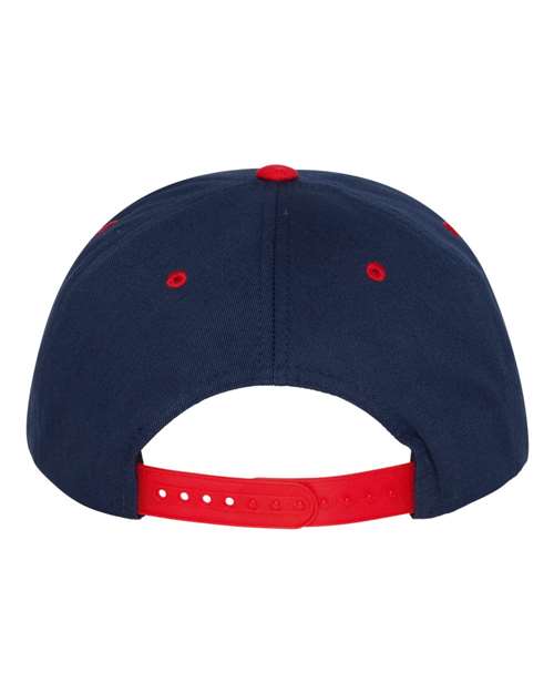 Five-Panel Cotton Twill Snapback Cap
