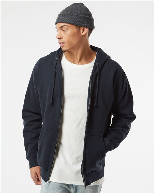 Unisex Heavyweight Full-Zip Hooded Sweatshirt - IND4000Z