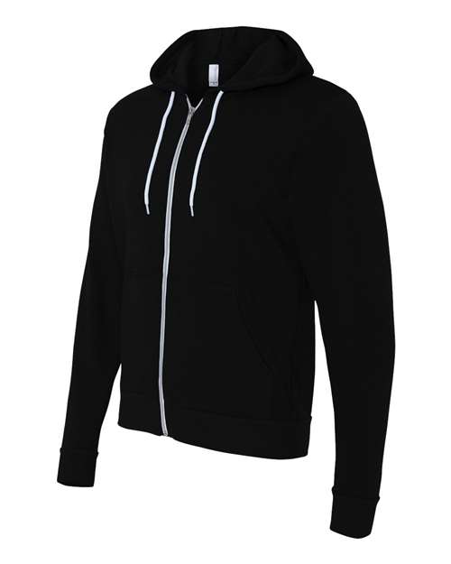Unisex Sponge Fleece Full-Zip Hoodie Sweatshirt - 3739