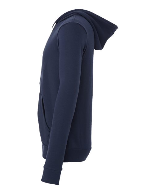 Unisex Sponge Fleece Full-Zip Hoodie Sweatshirt - 3739