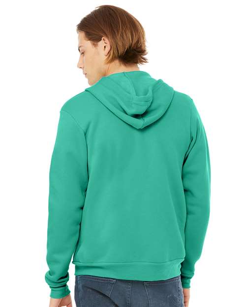 Unisex Sponge Fleece Full-Zip Hoodie Sweatshirt