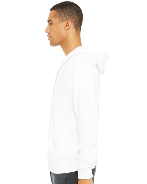 Unisex Sponge Fleece Full-Zip Hoodie Sweatshirt