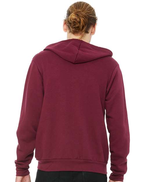 Unisex Sponge Fleece Full-Zip Hoodie Sweatshirt