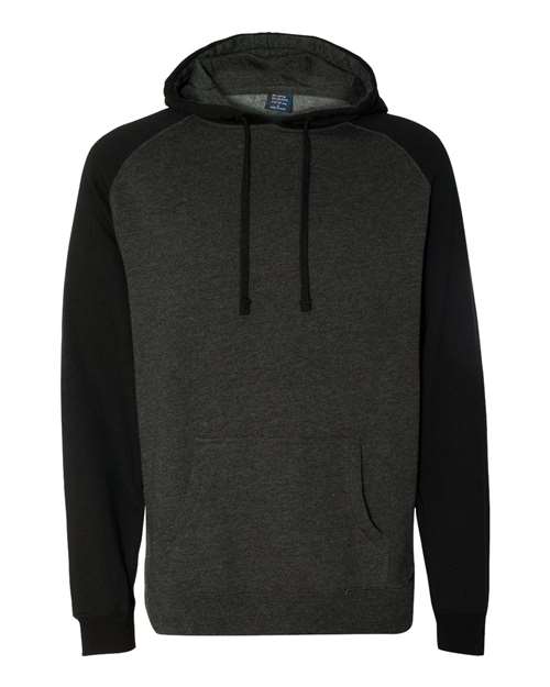 Unisex Raglan Hooded Sweatshirt - IND40RP