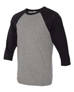 Unisex Three-Quarter Sleeve Baseball Tee - 3200