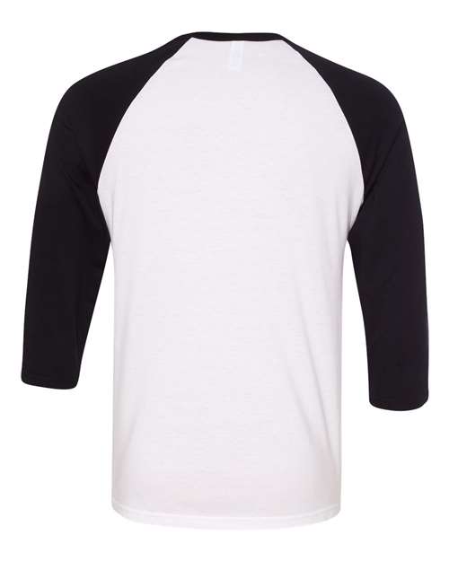 Unisex Three-Quarter Sleeve Baseball Tee - 3200
