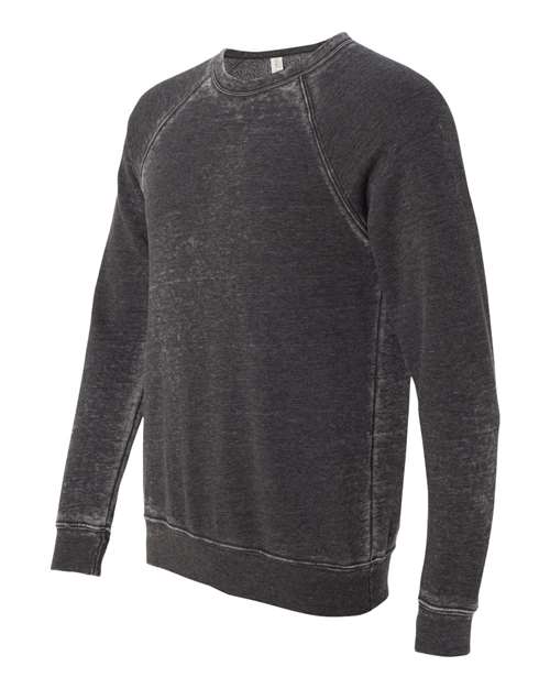 Unisex Sponge Fleece Raglan Crewneck Sweatshirt