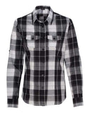 Women's Long Sleeve Plaid Shirt - 5222