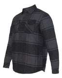 Men's Quilted Flannel Shirt Jacket - 8610