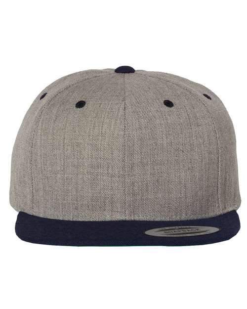 Premium Flat Bill Snapback Cap - 6089M