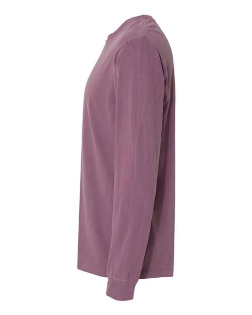 Unisex Garment-Dyed Heavyweight Long Sleeve T-Shirt - 6014