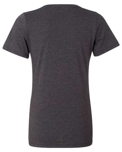 Women's Relaxed Heather CVC V-Neck Tee - 6405CVC