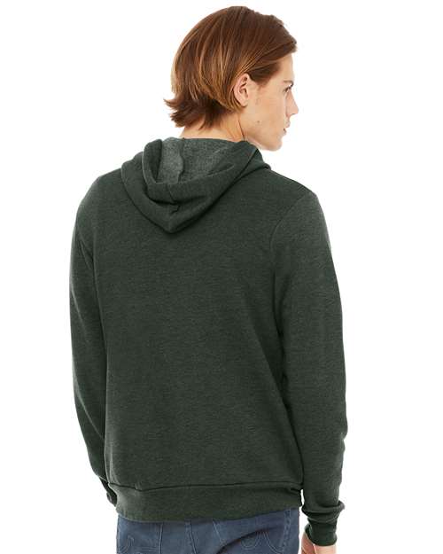 Unisex Sponge Fleece Full-Zip Hoodie Sweatshirt