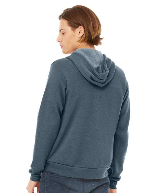 Unisex Sponge Fleece Full-Zip Hoodie Sweatshirt
