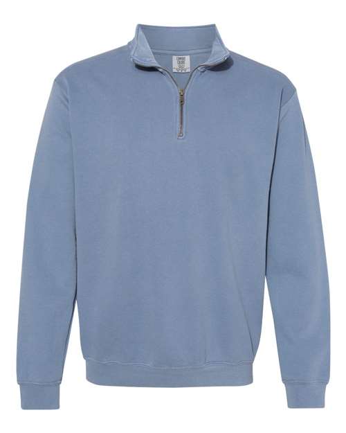 Unisex Garment-Dyed Quarter-Zip Sweatshirt - 1580