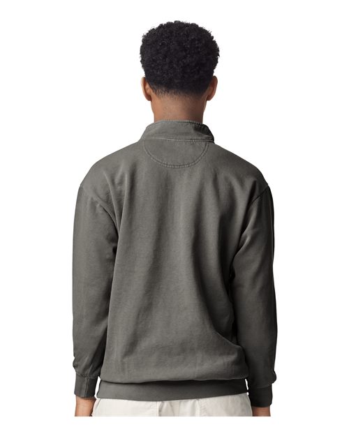 Unisex Garment-Dyed Quarter-Zip Sweatshirt - 1580