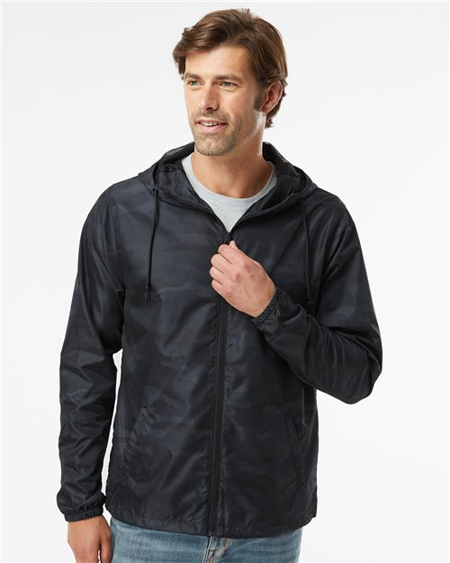 Men's Lightweight Windbreaker Full-Zip Jacket - EXP54LWZ