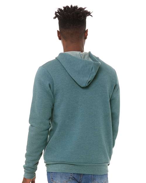 Unisex Sponge Fleece Full-Zip Hoodie Sweatshirt