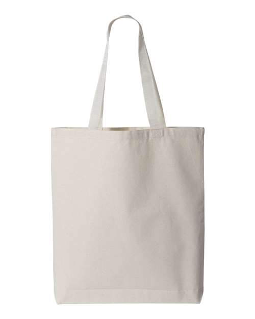 11L Canvas Tote with Contrast-Color Handles - Q4400