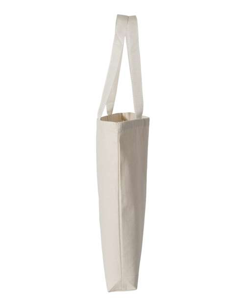 11L Canvas Tote with Contrast-Color Handles - Q4400