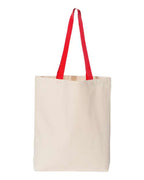 11L Canvas Tote with Contrast-Color Handles - Q4400