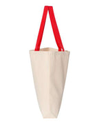 11L Canvas Tote with Contrast-Color Handles - Q4400