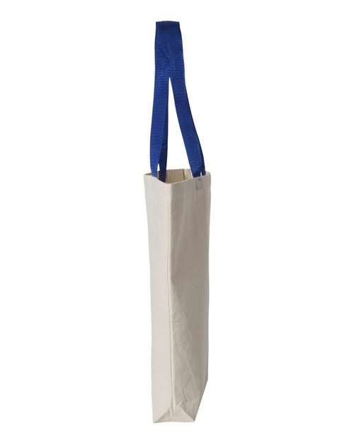 11L Canvas Tote with Contrast-Color Handles - Q4400