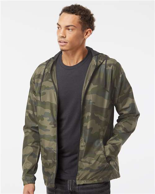 Men's Lightweight Windbreaker Full-Zip Jacket - EXP54LWZ