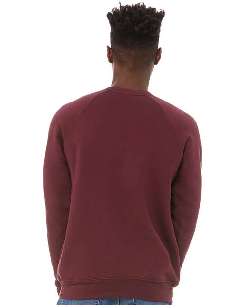 Unisex Sponge Fleece Raglan Crewneck Sweatshirt
