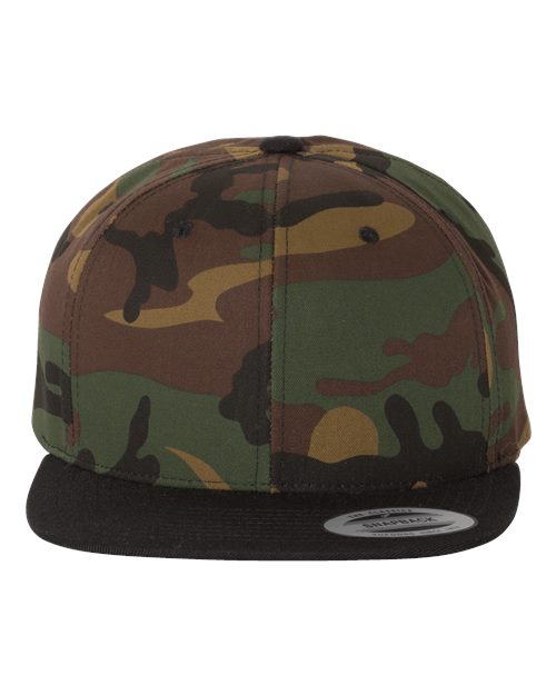 Premium Flat Bill Snapback Cap - 6089M