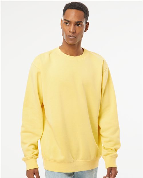 Unisex Midweight Pigment-Dyed Crewneck Sweatshirt - PRM3500