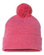 12" Pom-Pom Cuffed Beanie - SP15