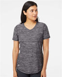 Women's Mèlange Tech V-Neck T-Shirt - A373