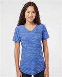 Women's Mèlange Tech V-Neck T-Shirt - A373