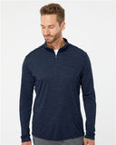 Lightweight Mélange Quarter-Zip Pullover - A475