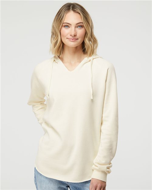 Women’s Lightweight California Wave Wash Hooded Sweatshirt - PRM2500